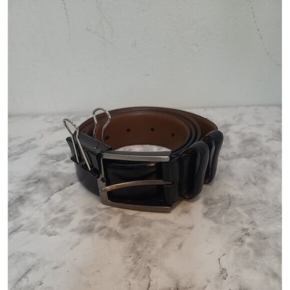 Joseph Abboud Other - Joseph Abboud Black Genuine Leather Dress Belt Italy Men's Size 45"